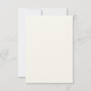 3.5" x 5" フェルト エクリュー ノートカード & 封筒