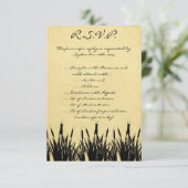 3.5 x 5 R.S.V.Pカタテール/トンボ銀色 招待状 (スタンド正面)