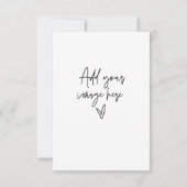 3.5 x 5 RSVP応答応答エンクロージャカードテンプレート セーブザデート (裏面)