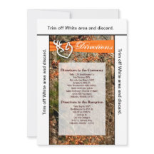 3.5 x 6 Directions Card Dear Couple Doe Buck迷彩柄