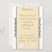 3.5 x 7披露宴ジャスト得ク結婚したー 招待状 (正面)