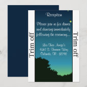 3.5 x 7披露宴ホタルとメイスン 招待状 (正面/裏面)