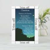 3.5 x 7方向ホタルとメイスン 招待状 (スタンド正面)