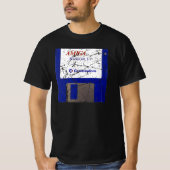 3,5 Zoll Diskette Amiga Kickstart T-Shirt Tシャツ (正面)