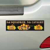 3/5th騎兵隊VSRトラック及びタンク バンパーステッカー (車上)