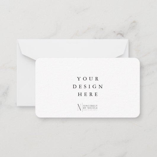 3.5x2インチカード印刷 ノートカード (正面)