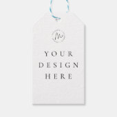 3.5x2インチメッセージカードカスタム ギフトタグ (正面)