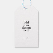 3.5x2インチメッセージカード印刷 ギフトタグ (裏面)