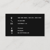 3.5x2カスタマイズ可能なデザインプリントPremium 名刺 (裏面)