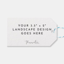3.5x2" 横長ランドスケープパーティーファバーテンプレート ギフトタグ