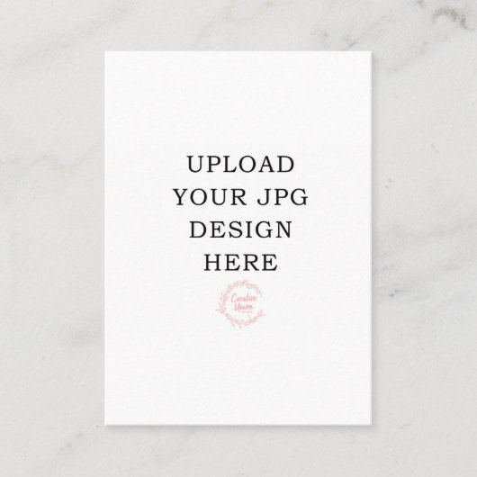 3.5x2.5祈りの言葉カード – 独自のデザインをアップロード 名刺 (正面)