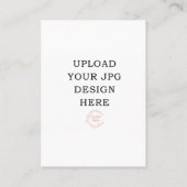 3.5x2.5祈りの言葉カード – 独自のデザインをアップロード 名刺 (裏面)