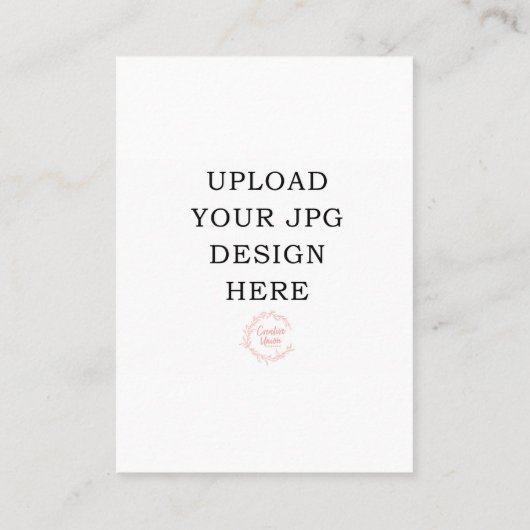 3.5x2.5祈りの言葉カード – 独自のデザインをアップロード 名刺 (裏面)