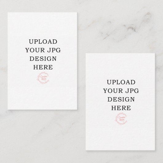 3.5x2.5祈りの言葉カード – 独自のデザインをアップロード 名刺 (正面/裏面)