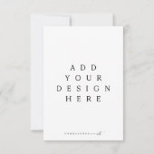 3.5x5インチカード印刷 招待状 (裏面)