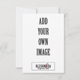 3.5x5インチ垂直A1フラットカード ノートカード