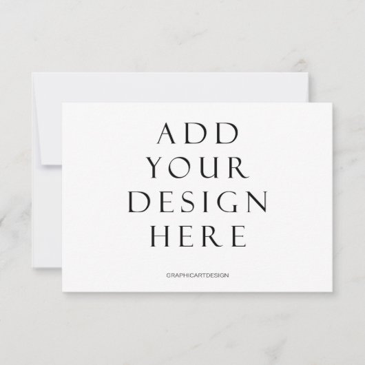 3.5x5インチ水平カード印刷デザインのアップロード サンキューカード (正面)