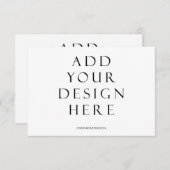 3.5x5インチ水平カード印刷デザインのアップロード サンキューカード (正面/裏面)