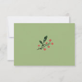 3.5x5インチ（鳥）ショウジョウコウカンチョウ鳥葬 サンキューカード (裏面)