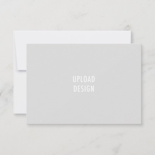 3.5x5フラットカードランドスケープあなたのデザインをアップロード 招待状 (正面)