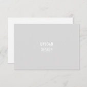 3.5x5フラットカードランドスケープあなたのデザインをアップロード 招待状 (正面/裏面)