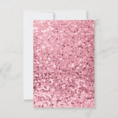 3.5x5披露宴カードバラ金ゴールドグリッター 招待状 (裏面)