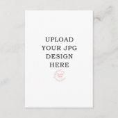 3.5x5祈りの言葉カード – 独自のデザインをアップロード エンクロージャーカード (正面)