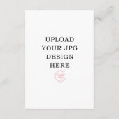 3.5x5祈りの言葉カード – 独自のデザインをアップロード エンクロージャーカード (裏面)