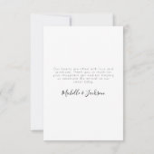 3.5x5誕生発表写真サンキューカード サンキューカード (裏面)