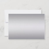 3.5x5 ブラック シルバー ゼブラ レッド ジュエル RSVP (裏面)