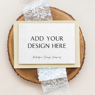 3.5x5" 横型封筒返信カード 案内状