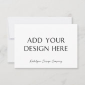 3.5x5" 横型 封入返信カード 案内状 (正面)