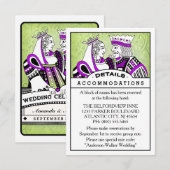 3.5x5 詳細情報カード - 王と女王 エンクロージャーカード (正面/裏面)