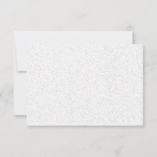 3.5x5 赤いバラの出欠確認 出欠カード (裏面)