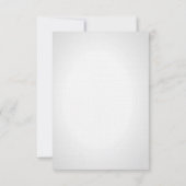 3.5x5 返信カード ぺんぎんは生涯の伴侶 グレー (裏面)