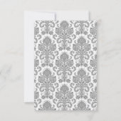 3.5x5 返信カード ダマスク 結婚式 (裏面)