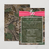 3.5x5 返信カード ピンク ブラウニング カモフラージュ (正面/裏面)