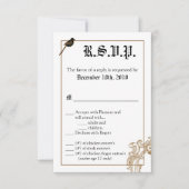 3.5x5 返信カード フォーマル ラブバード ピジョン デュエル 招待状 (正面)