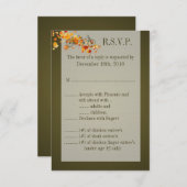 3.5x5 返信カード ブラウン ダブル バイク (正面/裏面)