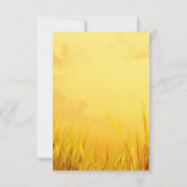 3.5x5 返信カード 国産 ハイ サンセット 招待状 (裏面)