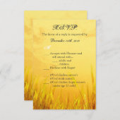 3.5x5 返信カード 国産 ハイ サンセット 招待状 (正面/裏面)