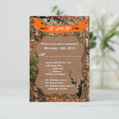 3.5x5 返信カード 狩猟用 鹿の頭 キャモ (スタンド正面)