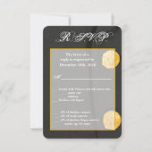 3.5x5 返信カード 軍装 グリーン ユニフォーム 招待状 (正面)