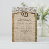 3.5x5 返信カード 馬の蹄鉄 バルカン生地 (スタンド正面)