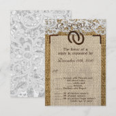 3.5x5 返信カード 馬の蹄 バルコット (正面/裏面)