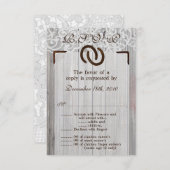 3.5x5 返信カード 馬蹄形 木製 (正面/裏面)