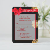 3.5x5 返信ハガキ 海軍 ドレス ブルーズ ユニフォーム 招待状 (スタンド正面)