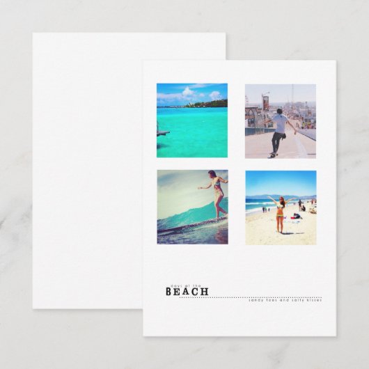 3.5x5 instagramカード (正面/裏面)