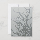 3.5x5 R.S.V.P.カードすりガラスひび割れ鏡 招待状 (裏面)