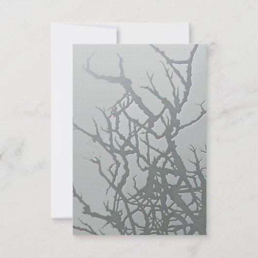 3.5x5 R.S.V.P.カードすりガラスひび割れ鏡 招待状 (裏面)